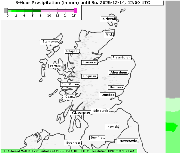 Niederschlag, 14. 12. 2025