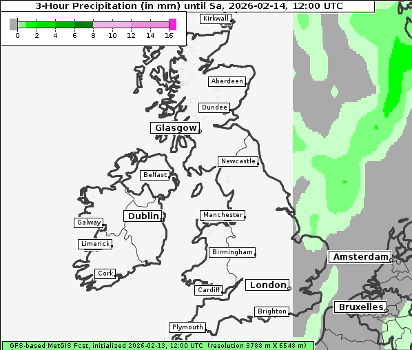 Niederschlag, 14. 2. 2026