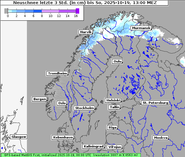 Neuschnee, 19. 10. 2025