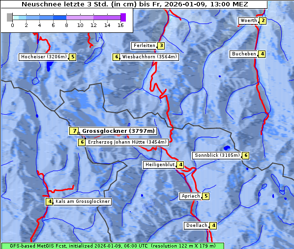 Neuschnee, 9. 1. 2026