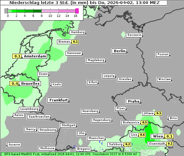 Niederschlag, 2. 4. 2026