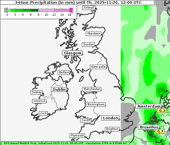 Niederschlag, 20. 11. 2025