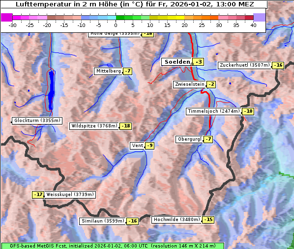 Temperatur, 2. 1. 2026