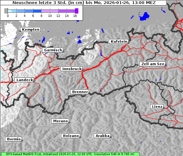 Neuschnee, 26. 1. 2026