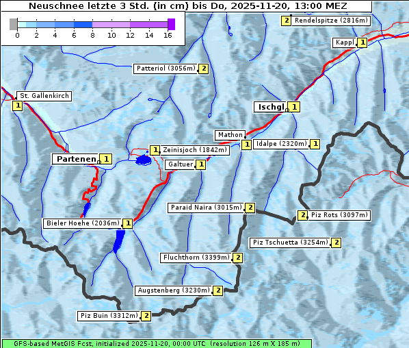 Neuschnee, 20. 11. 2025
