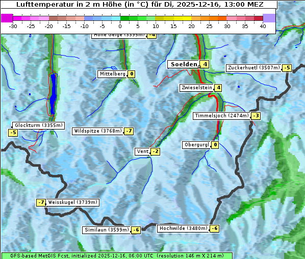 Temperatur, 16. 12. 2025
