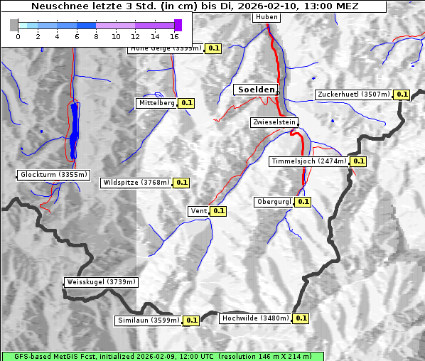 Neuschnee, 10. 2. 2026