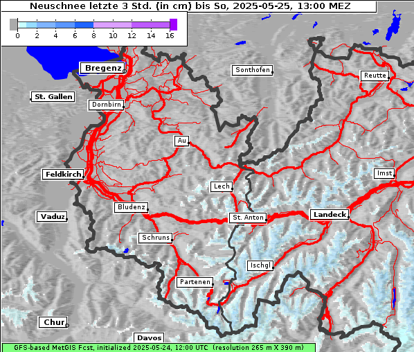 Neuschnee, 25. 5. 2025