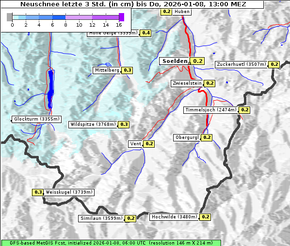 Neuschnee, 8. 1. 2026