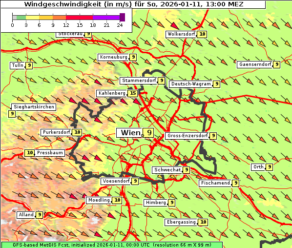 Wind, 11. 1. 2026