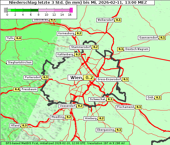 Niederschlag, 11. 2. 2026