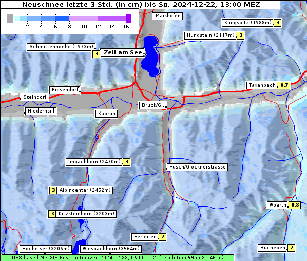 Neuschnee, 22. 12. 2024