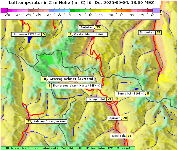 Temperatur, 4. 9. 2025