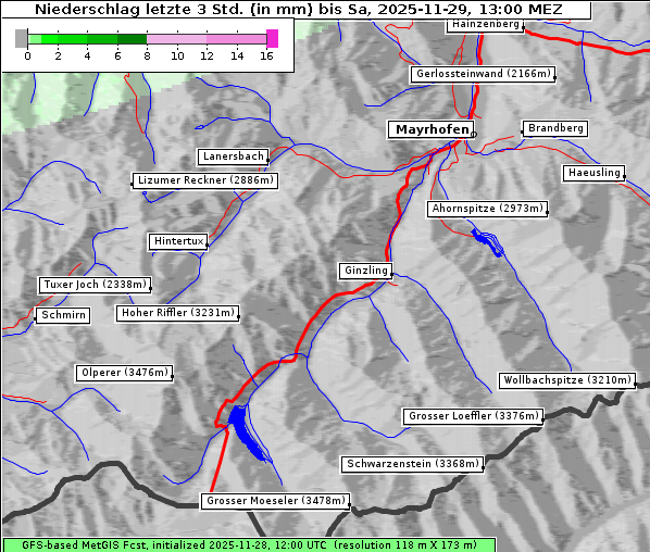 Niederschlag, 29. 11. 2025