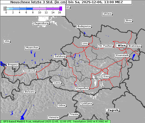 Neuschnee, 6. 12. 2025