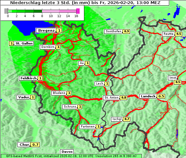 Niederschlag, 20. 2. 2026