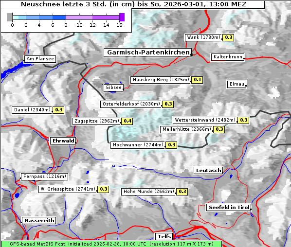 Neuschnee, 1. 3. 2026