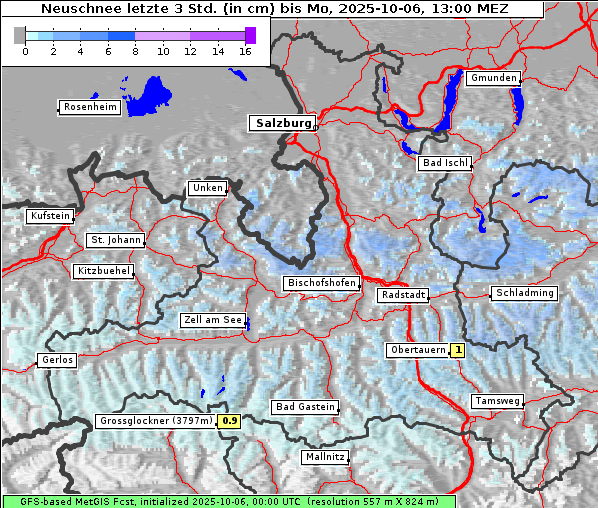 Neuschnee, 6. 10. 2025