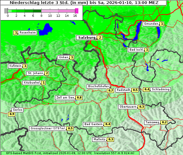 Niederschlag, 10. 1. 2026