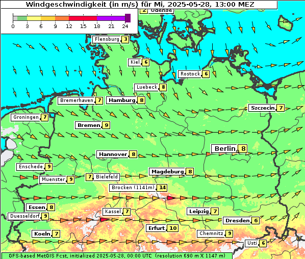 Wind, 28. 5. 2025