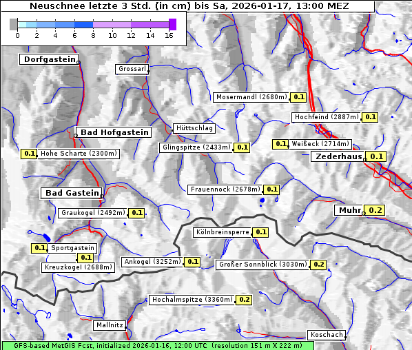 Neuschnee, 17. 1. 2026