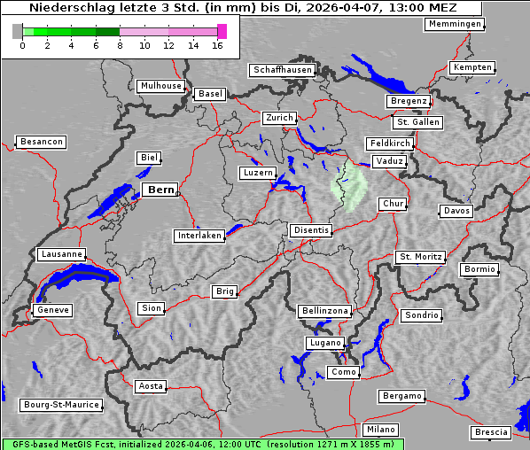 Niederschlag, 7. 4. 2026