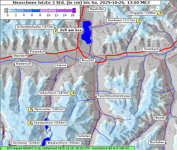 Neuschnee, 26. 10. 2025
