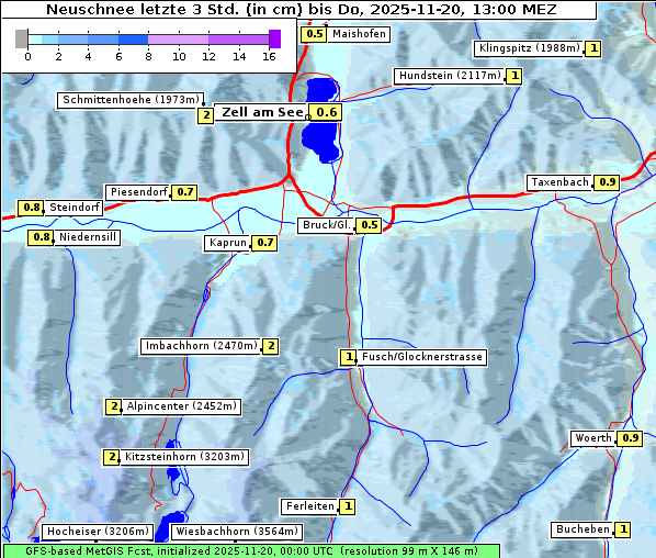 Neuschnee, 20. 11. 2025