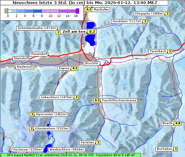 Neuschnee, 12. 1. 2026