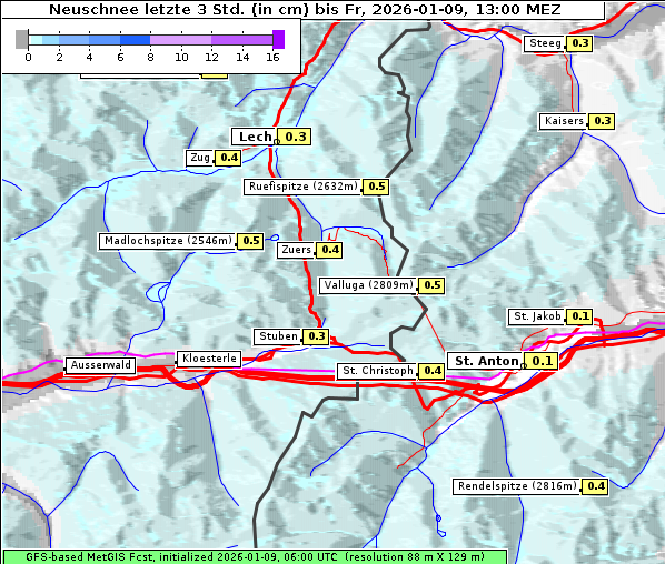 Neuschnee, 9. 1. 2026