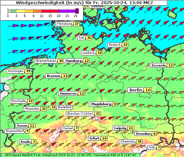 Wind, 24. 10. 2025