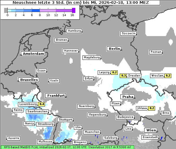 Neuschnee, 18. 2. 2026