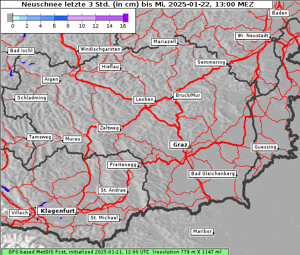 Neuschnee, 22. 1. 2025