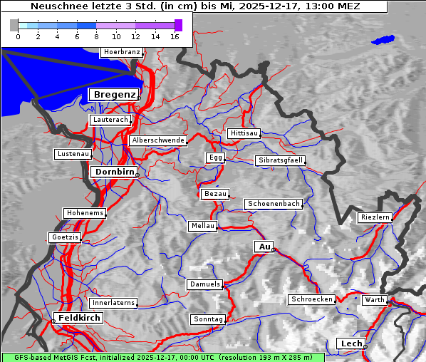 Neuschnee, 17. 12. 2025