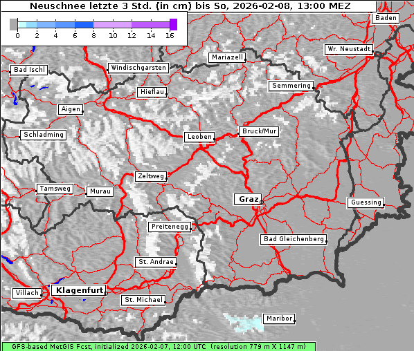 Neuschnee, 8. 2. 2026