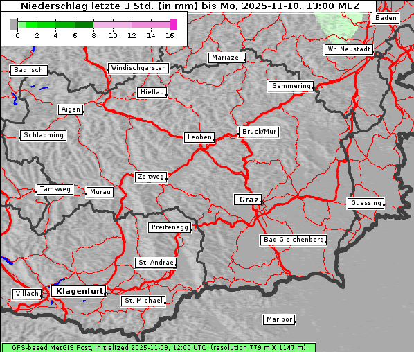 Niederschlag, 10. 11. 2025