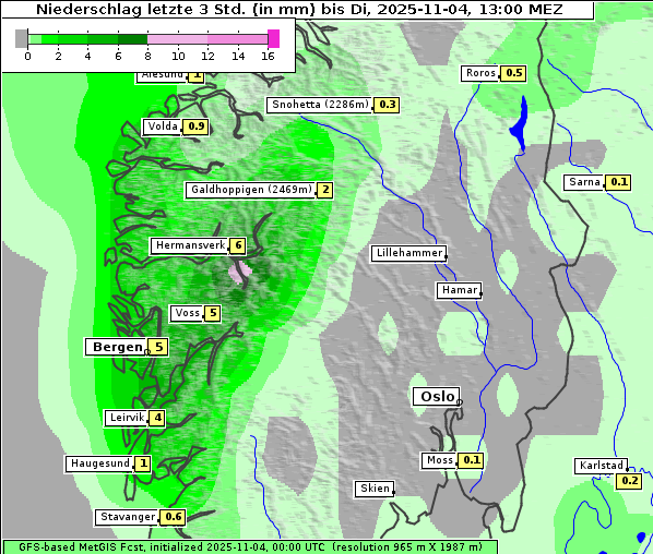 Niederschlag, 4. 11. 2025