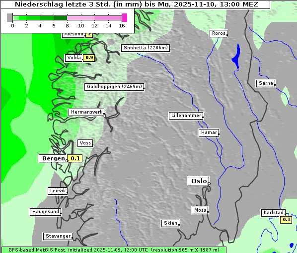 Niederschlag, 10. 11. 2025