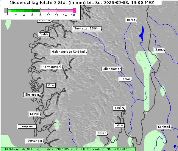 Niederschlag, 8. 2. 2026