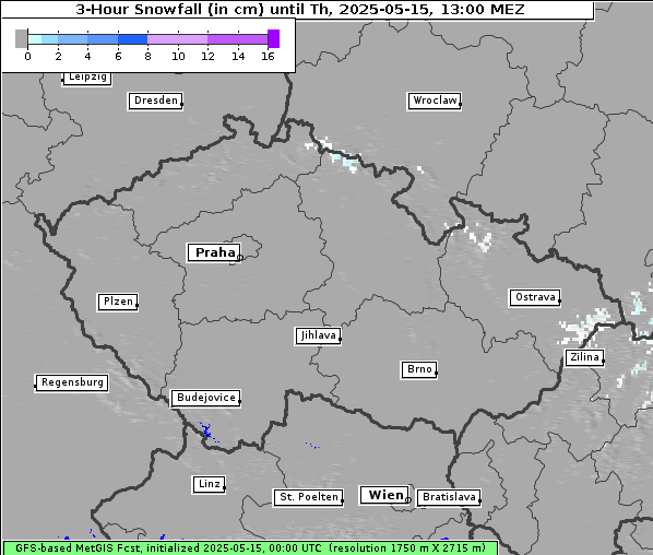 Neuschnee, 15. 5. 2025