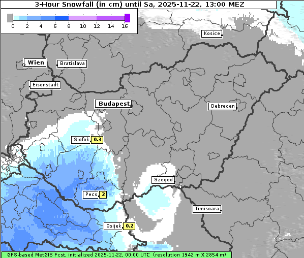 Neuschnee, 22. 11. 2025