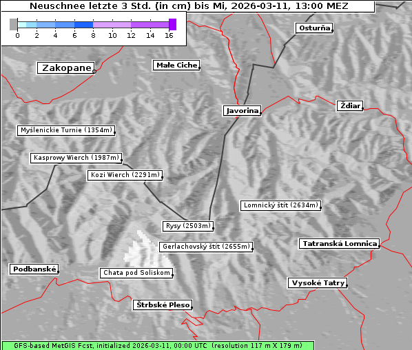 Neuschnee, 11. 3. 2026