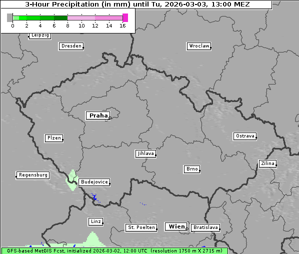Niederschlag, 3. 3. 2026