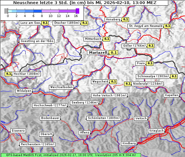 Neuschnee, 18. 2. 2026