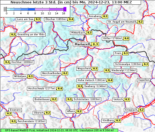 Neuschnee, 23. 12. 2024