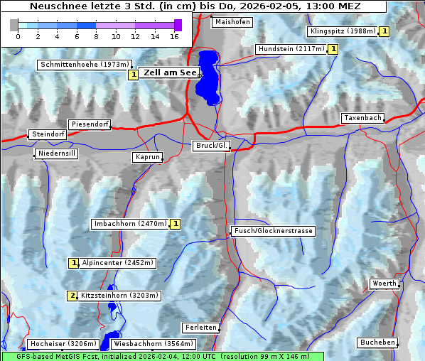 Neuschnee, 5. 2. 2026