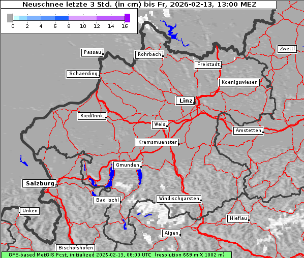 Neuschnee, 13. 2. 2026