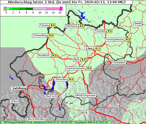 Niederschlag, 13. 2. 2026
