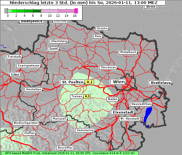 Niederschlag, 11. 1. 2026