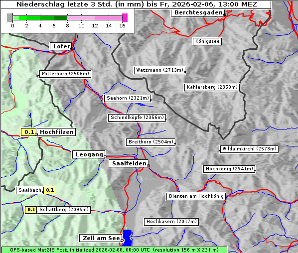 Niederschlag, 6. 2. 2026